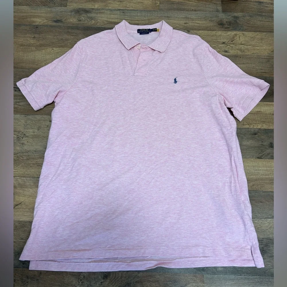 Bundle of 2 Ralph Lauren Classic Fit Pink Polo Shirt